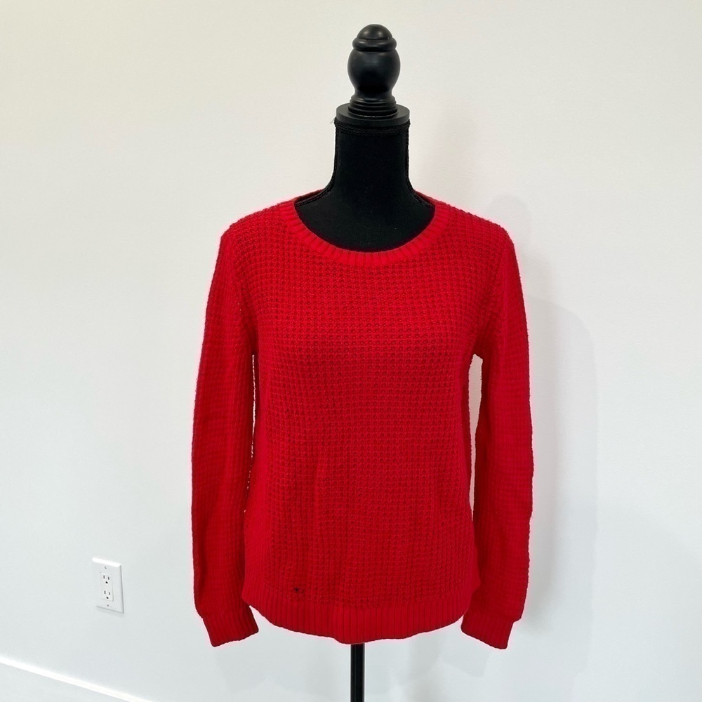 Ana Red Knit Women’s Sweater